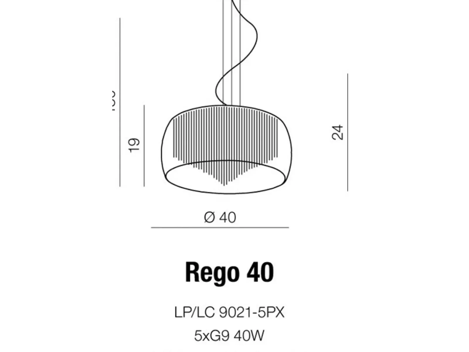 Sklep Kaja Lampa wisząca AZ0999 - Rego 40 pendant/top - AZZARDO chrom Cheap