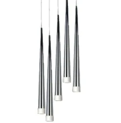 Sklep Kaja Lampa wisząca AZ0134 - Stylo 5 (e) - AZZARDO chrom Shop