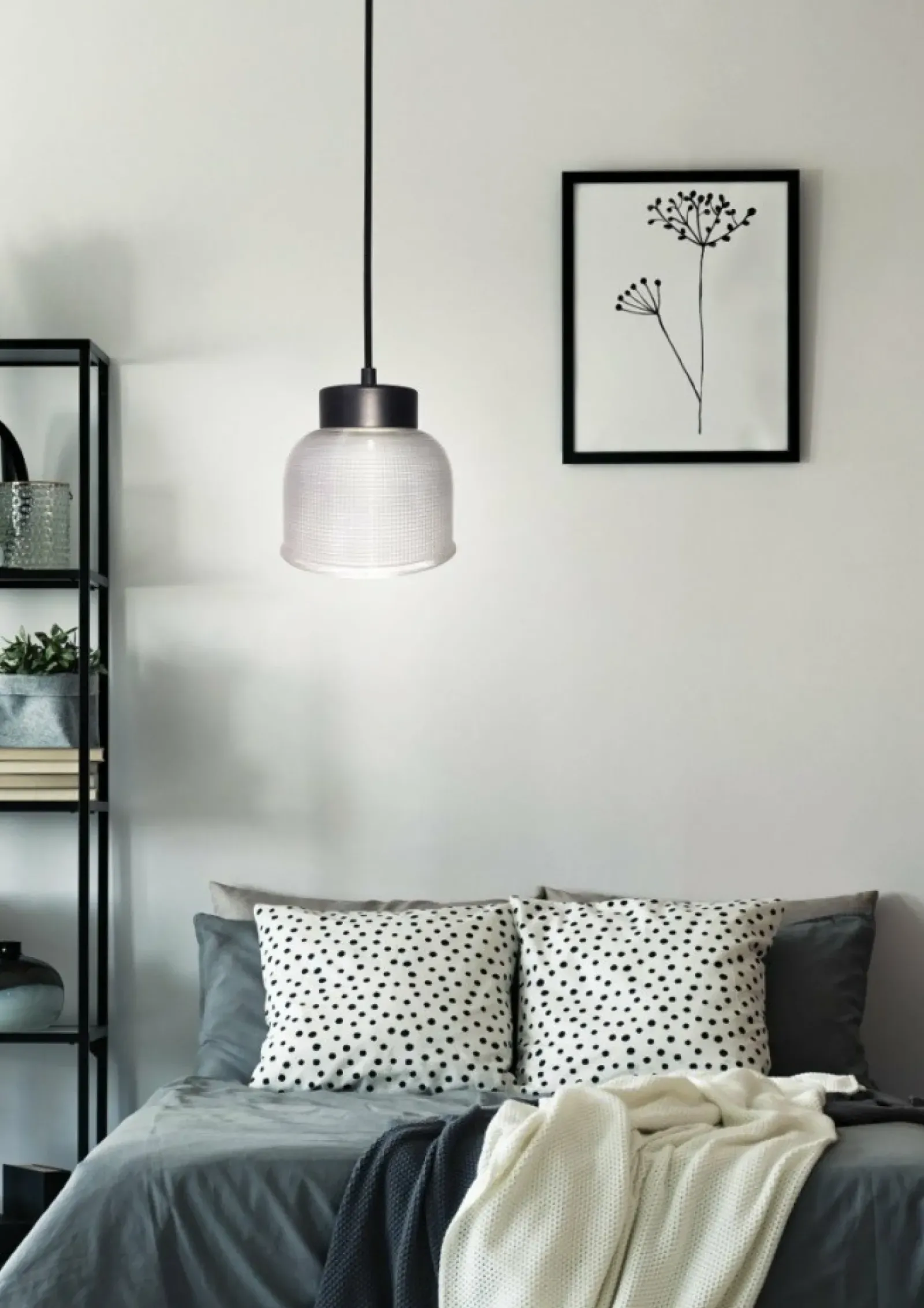 Sklep Kaja Lampa wisząca czarna E27 LEDEA 50101285 LIVERPOOL I | Kaja Oświetlenie Shop