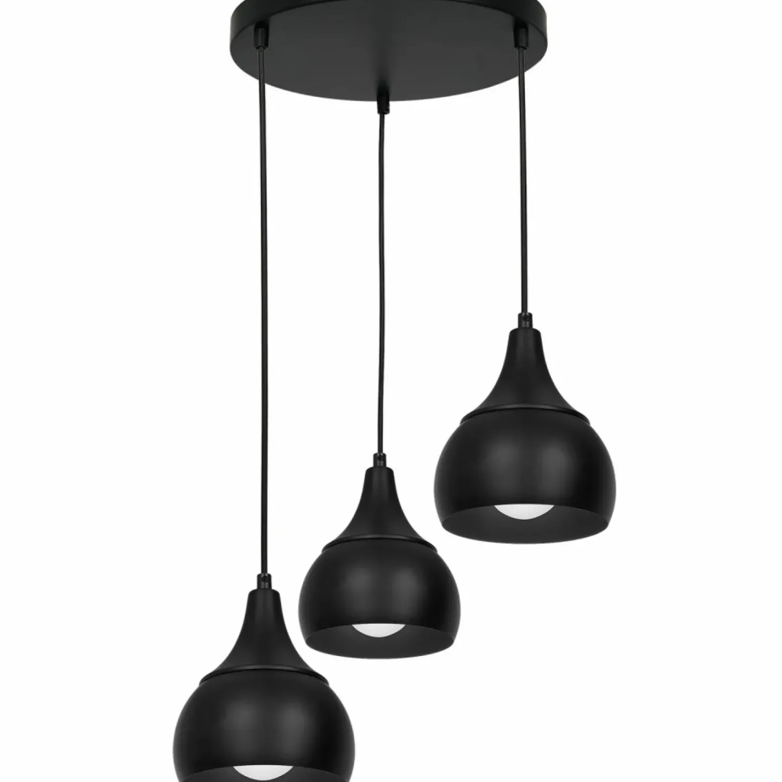 Sklep Kaja Lampa wisząca, czarna, nad okrągły stół LX 3376 z serii AKTAN | Kaja czarny Clearance