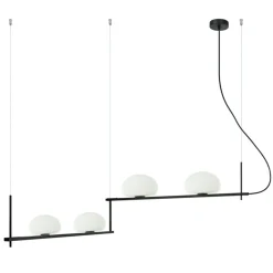 Sklep Kaja Lampa wisząca do dowolnego rozmieszczenia PND-357784-BK+W serii KERNIO Cheap