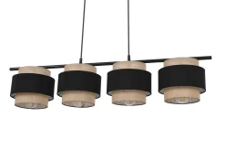 Sklep Kaja Lampa wisząca do jadalni, niebanalne abażury K-5233 z serii GATO* Żyrandole Z Abażurem|Żyrandole Z Abażurami