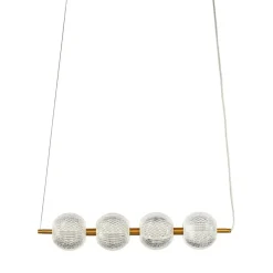 Sklep Kaja Lampa wisząca do jadalni w stylu glamour LP-2202/4L GD DIAMOND | Kaja Sale
