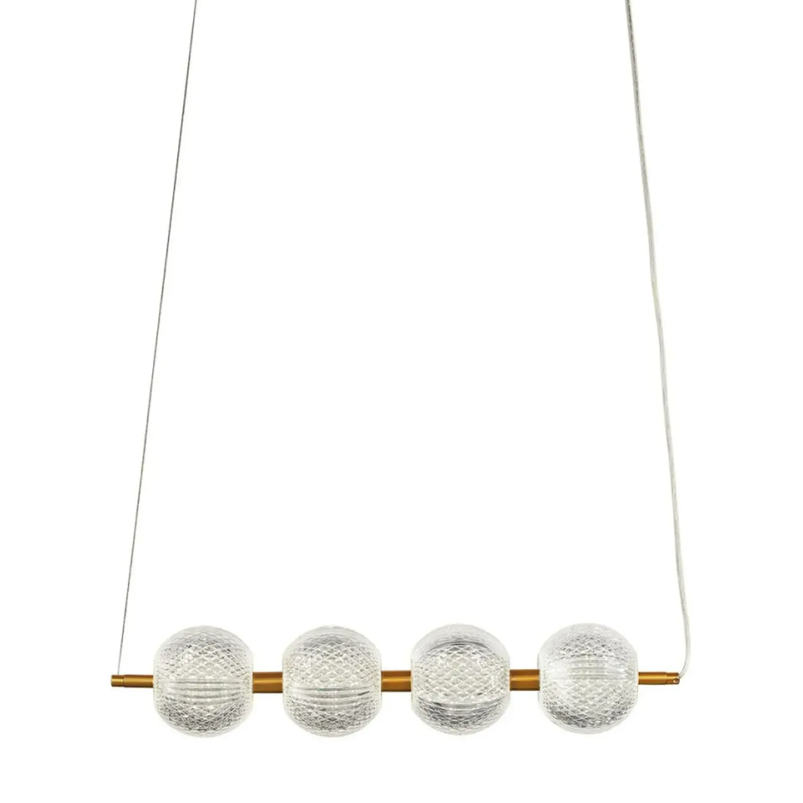 Sklep Kaja Lampa wisząca do jadalni w stylu glamour LP-2202/4L GD DIAMOND | Kaja Sale