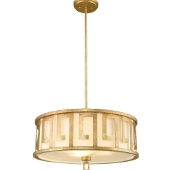 Sklep Kaja Lampa wisząca do klasycznego wnętrza GN-LEMURIA-P-L z serii LEMURIA postarzanezłoto Flash Sale