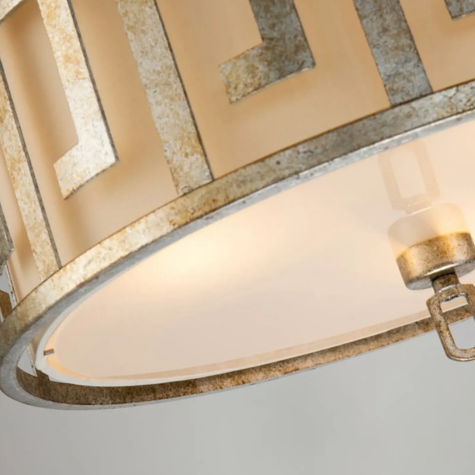 Sklep Kaja Lampa wisząca do klasycznego wnętrza GN-LEMURIA-P-L z serii LEMURIA postarzanezłoto Flash Sale