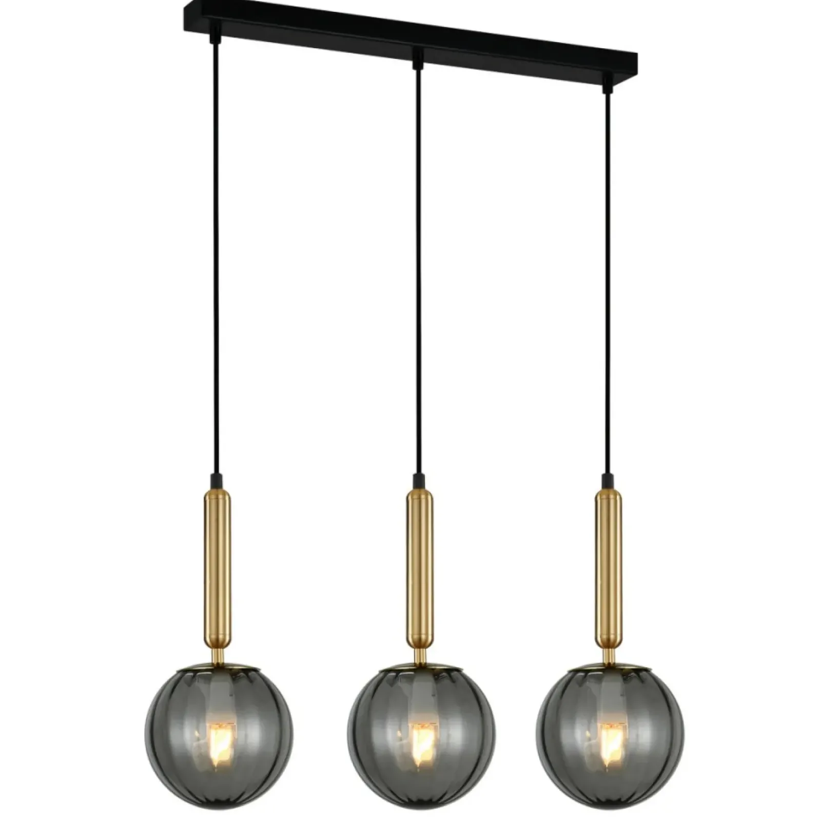 Sklep Kaja Lampa wisząca do kuchni PND-2324-3L BRO+SG RAVENA | Kaja Oświetlenie Outlet