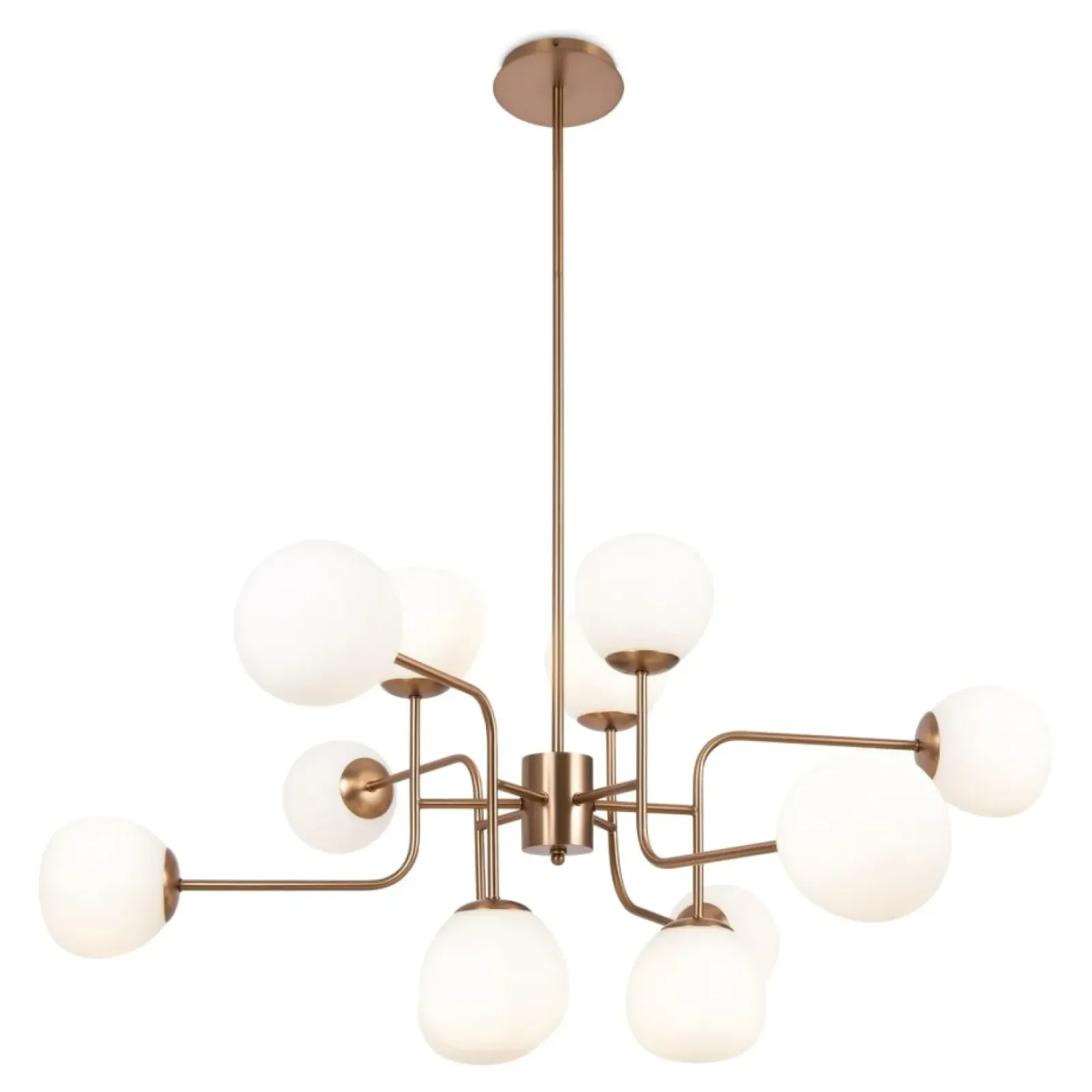 Sklep Kaja Lampa wisząca do oświetlenia dużego pokoju MOD221PL-12G z serii ERICH złoty Flash Sale
