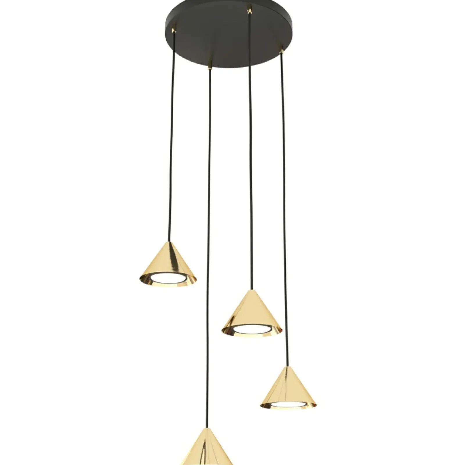 Sklep Kaja Lampa wisząca do salonu 1329/4PREM ELIT 4 PREMIUM GOLD | Kaja Clearance