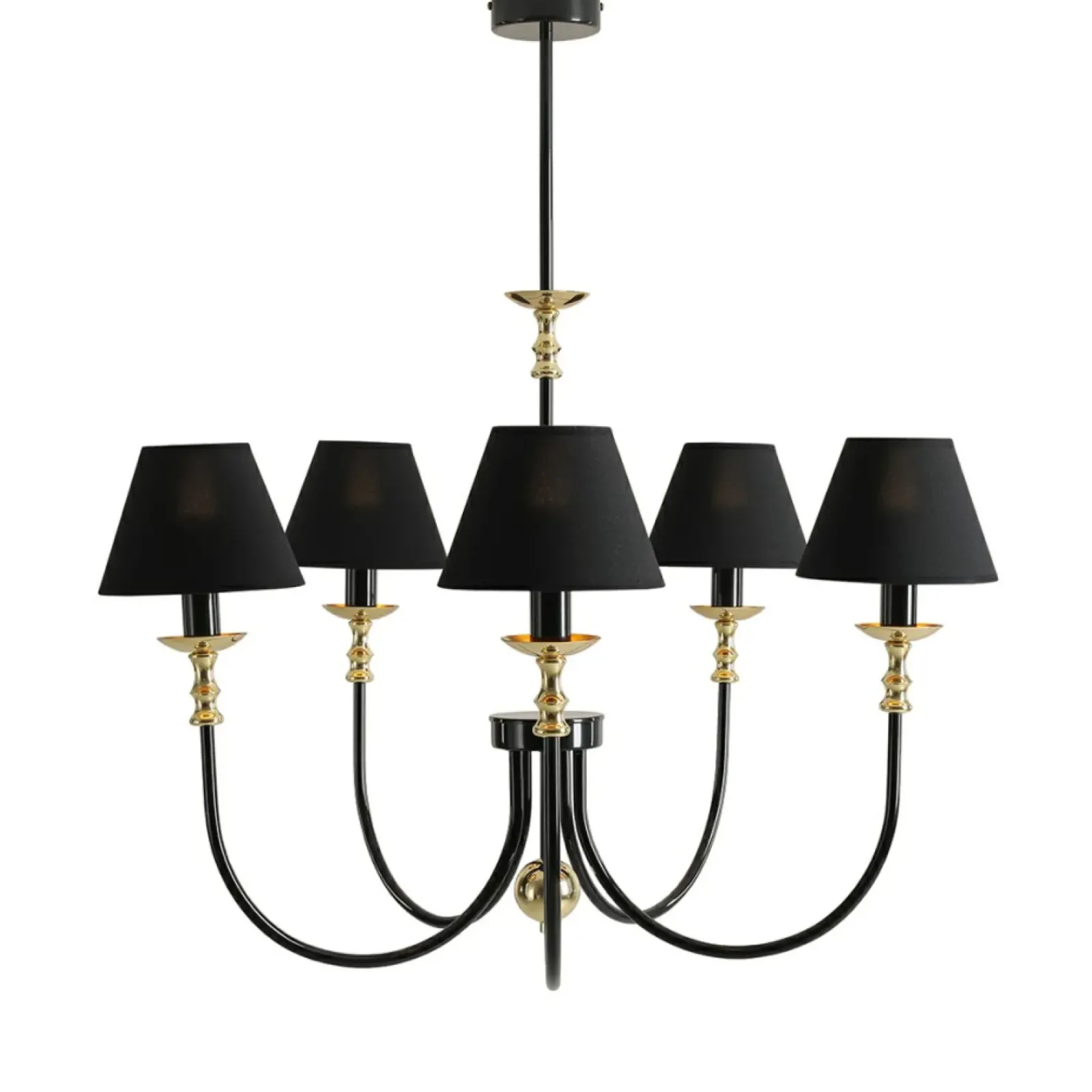 Sklep Kaja Lampa wisząca do salonu w stylu glamour 1118F1 z serii ROMA | Kaja* Żyrandole Z Abażurem|Randole Tradycyjne