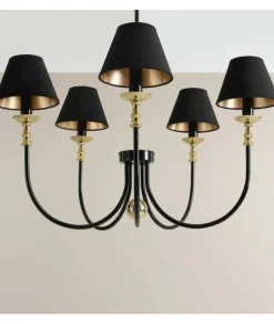 Sklep Kaja Lampa wisząca do salonu w stylu glamour 1118F1 z serii ROMA | Kaja* Żyrandole Z Abażurem|Randole Tradycyjne