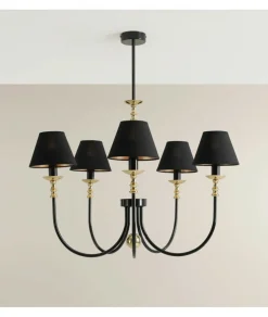 Sklep Kaja Lampa wisząca do salonu w stylu glamour 1118F1 z serii ROMA | Kaja* Żyrandole Z Abażurem|Randole Tradycyjne