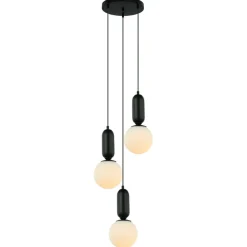 Sklep Kaja Lampa wisząca do sypialni PND-02340-3S-BK ALDEVA | Kaja Oświetlenie Cheap
