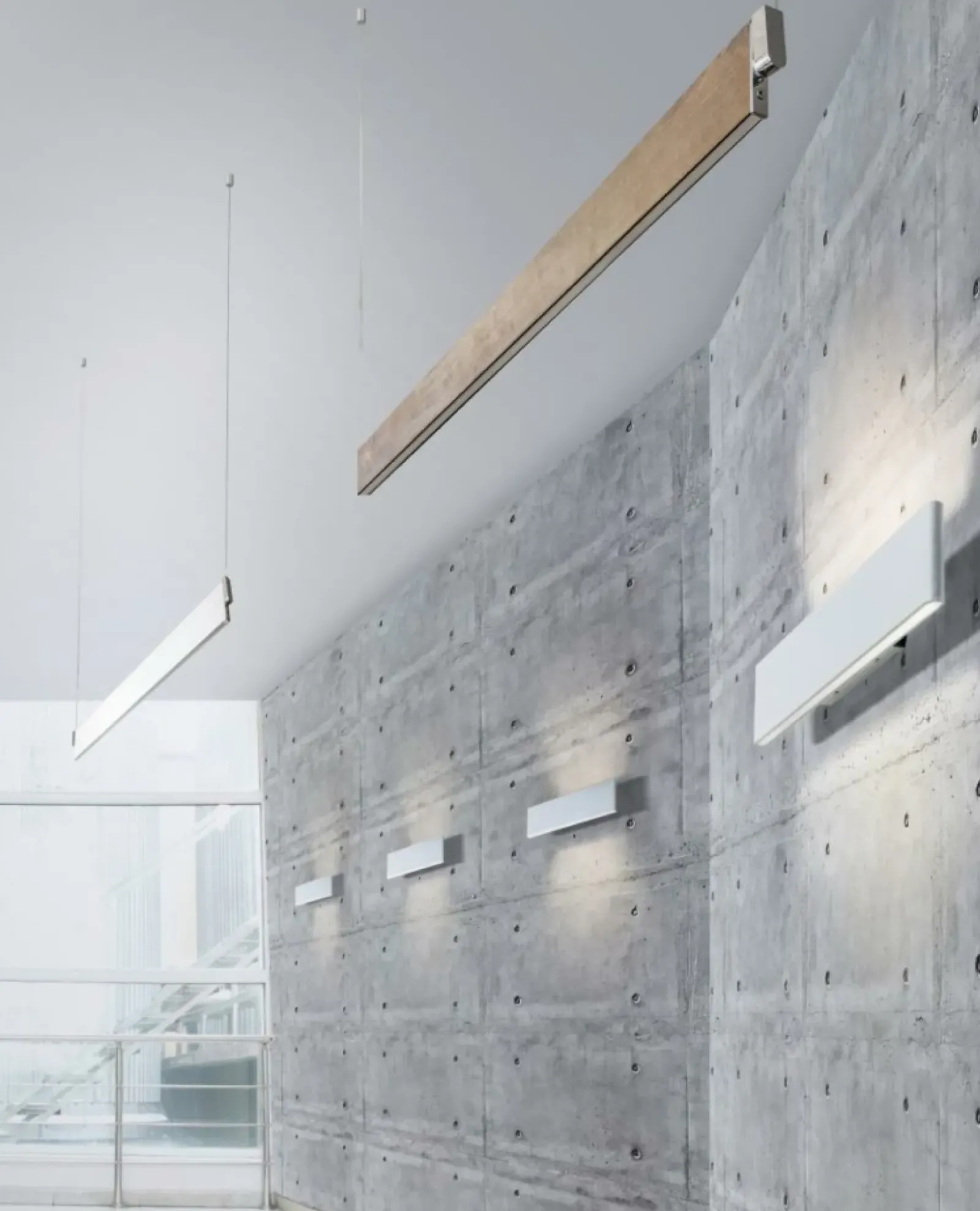 Sklep Kaja Lampa wisząca drewniana listwa LED nad stół AZ1686 NORMAN XL | Kaja drewno Fashion