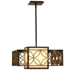 Sklep Kaja Lampa wisząca geometryczna, brąz FE-REMY-P-B z serii REMY Shop