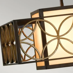 Sklep Kaja Lampa wisząca geometryczna, brąz FE-REMY-P-B z serii REMY Shop