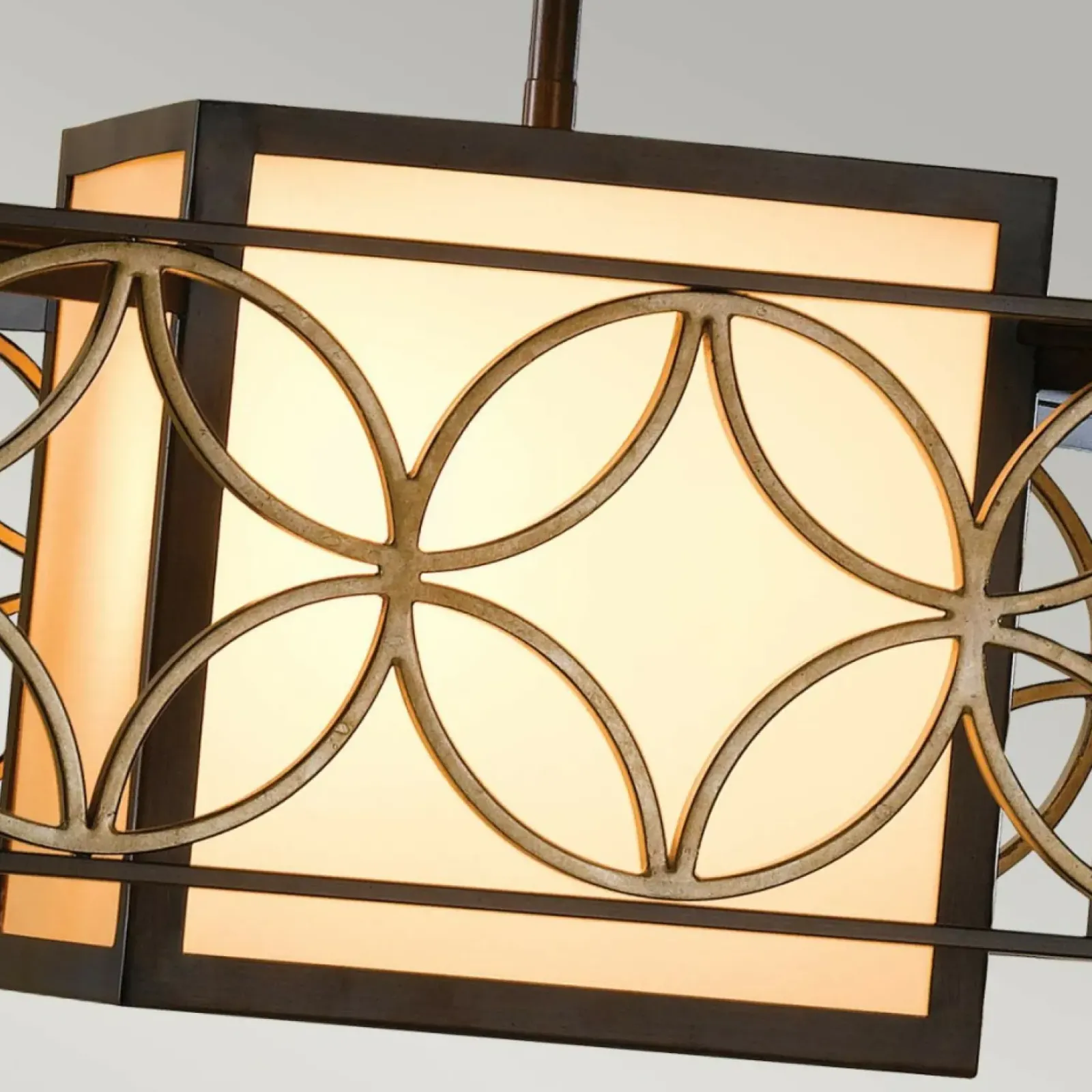 Sklep Kaja Lampa wisząca geometryczna, brąz FE-REMY-P-B z serii REMY Shop