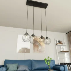 Sklep Kaja Lampa wisząca idealna do nowoczesnej kuchni 1369/4 z serii NANDO czarny Flash Sale