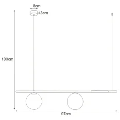 Sklep Kaja Lampa wisząca idealna nad stół w jadalni K-4951 | Kaja Oświetlenie Outlet