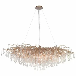 Sklep Kaja Lampa wisząca imitująca drzewo 2031-11 z serii ICICLE | Kaja postarzanymosiądz Best Sale