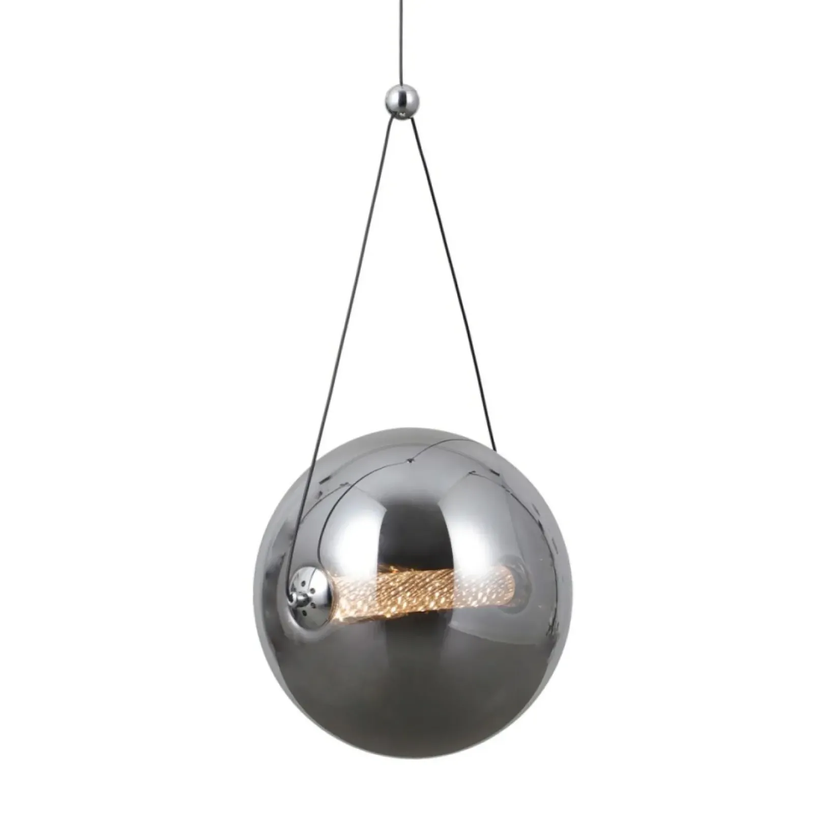 Sklep Kaja Lampa wisząca, kula, wbudowany LED PND-34361-L-CH-SG z serii RASTIA Best Sale
