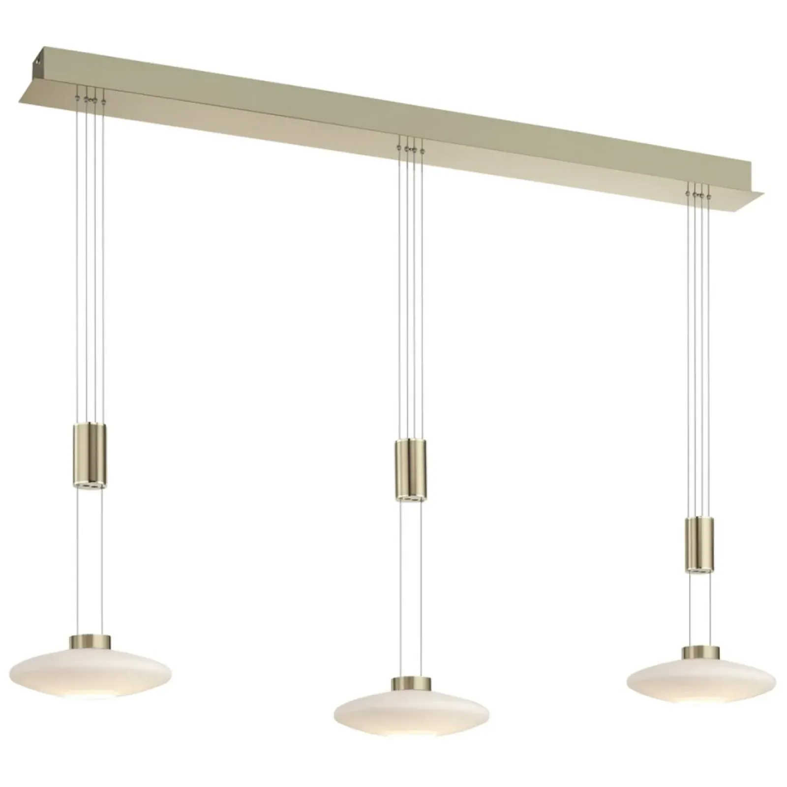 Sklep Kaja Lampa wisząca LED 3 źródła, barwa ciepła 2081-60 z serii LAUTADA mosiądz Cheap