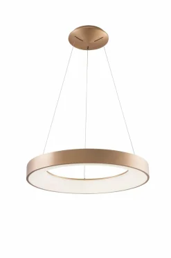 Sklep Kaja Lampa wisząca LED do salonu ⌀59,5cm z pilotem AZ5009 SANTANA | Kaja Fashion