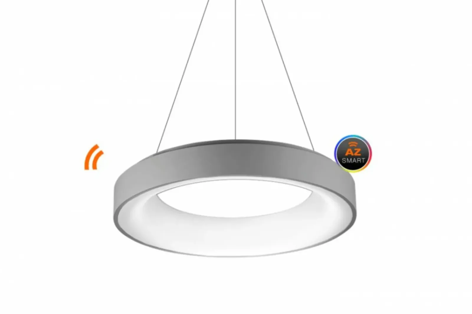 Sklep Kaja Lampa wisząca LED do sypialni ściemniana AZ3553 SOVANA | Kaja szary Discount