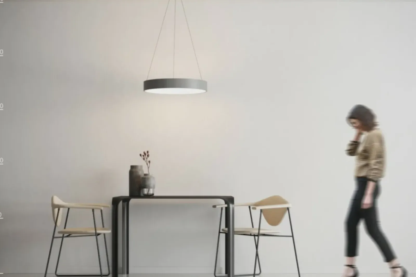 Sklep Kaja Lampa wisząca LED do sypialni ściemniana AZ3553 SOVANA | Kaja szary Discount