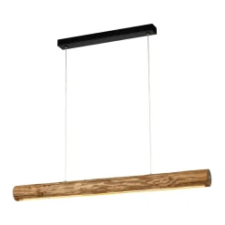 Sklep Kaja Lampa wisząca LED drewniana belka 90cm 69480104 LUCAS | Kaja Cheap