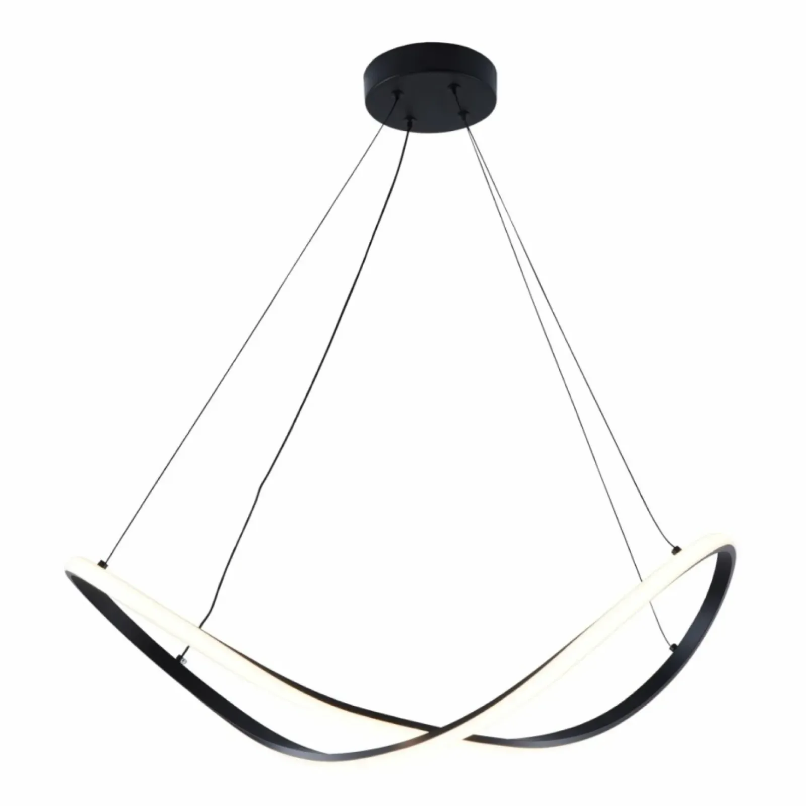 Sklep Kaja Lampa wisząca LED o nieregularnym kształcie 19600P-BK ERDA | Kaja Clearance