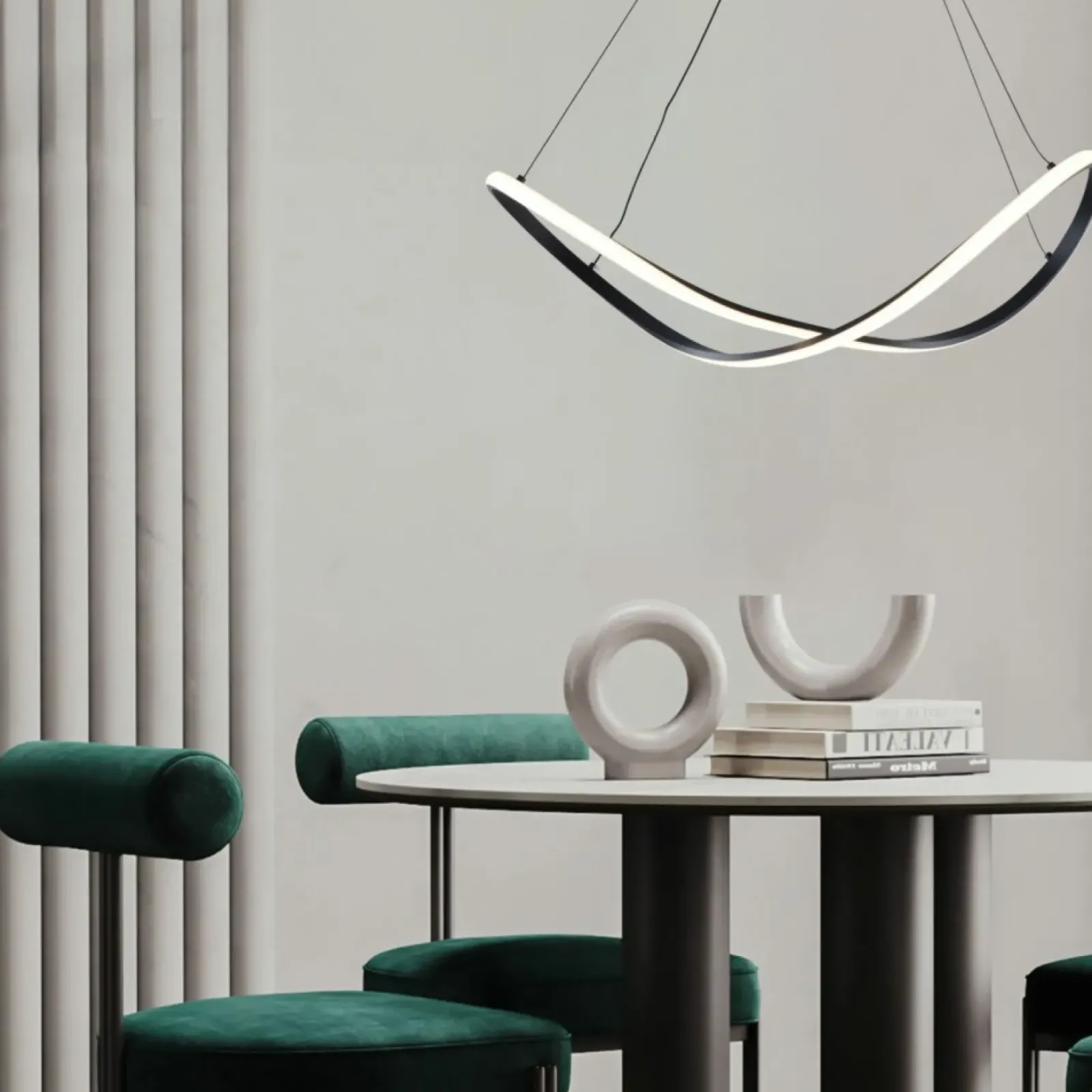 Sklep Kaja Lampa wisząca LED o nieregularnym kształcie 19600P-BK ERDA | Kaja Clearance