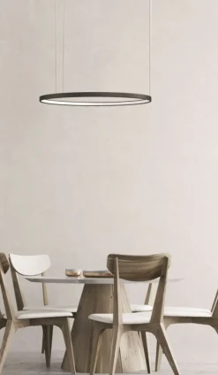 Sklep Kaja Lampa wisząca LED obręcz ⌀47,5cm ze ściemniaczem AZ5016 AGNES | Kaja Store