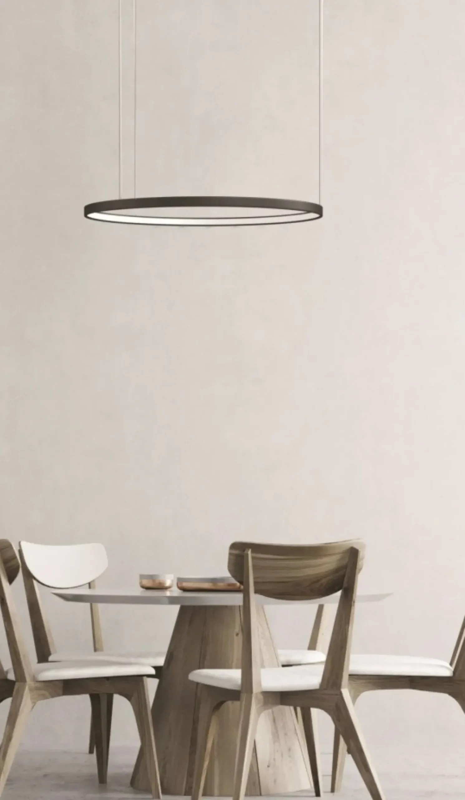 Sklep Kaja Lampa wisząca LED obręcz ⌀47,5cm ze ściemniaczem AZ5016 AGNES | Kaja Store