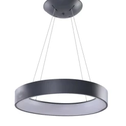 Sklep Kaja Lampa wisząca LED z pilotem do sypialni AZ3968 SOLVENT | Kaja szary New