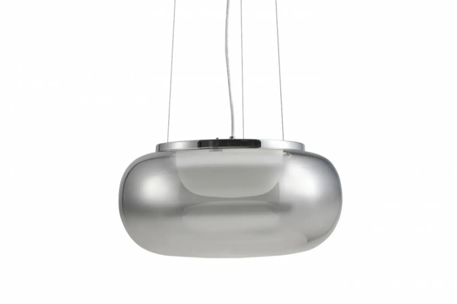 Sklep Kaja Lampa wisząca LED z szerokim kloszem AZ3160 GALACTIC | Kaja chrom Shop