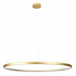 Sklep Kaja Lampa wisząca LED złoty okrąg PL210503-1200-GD CARLO | Kaja Outlet