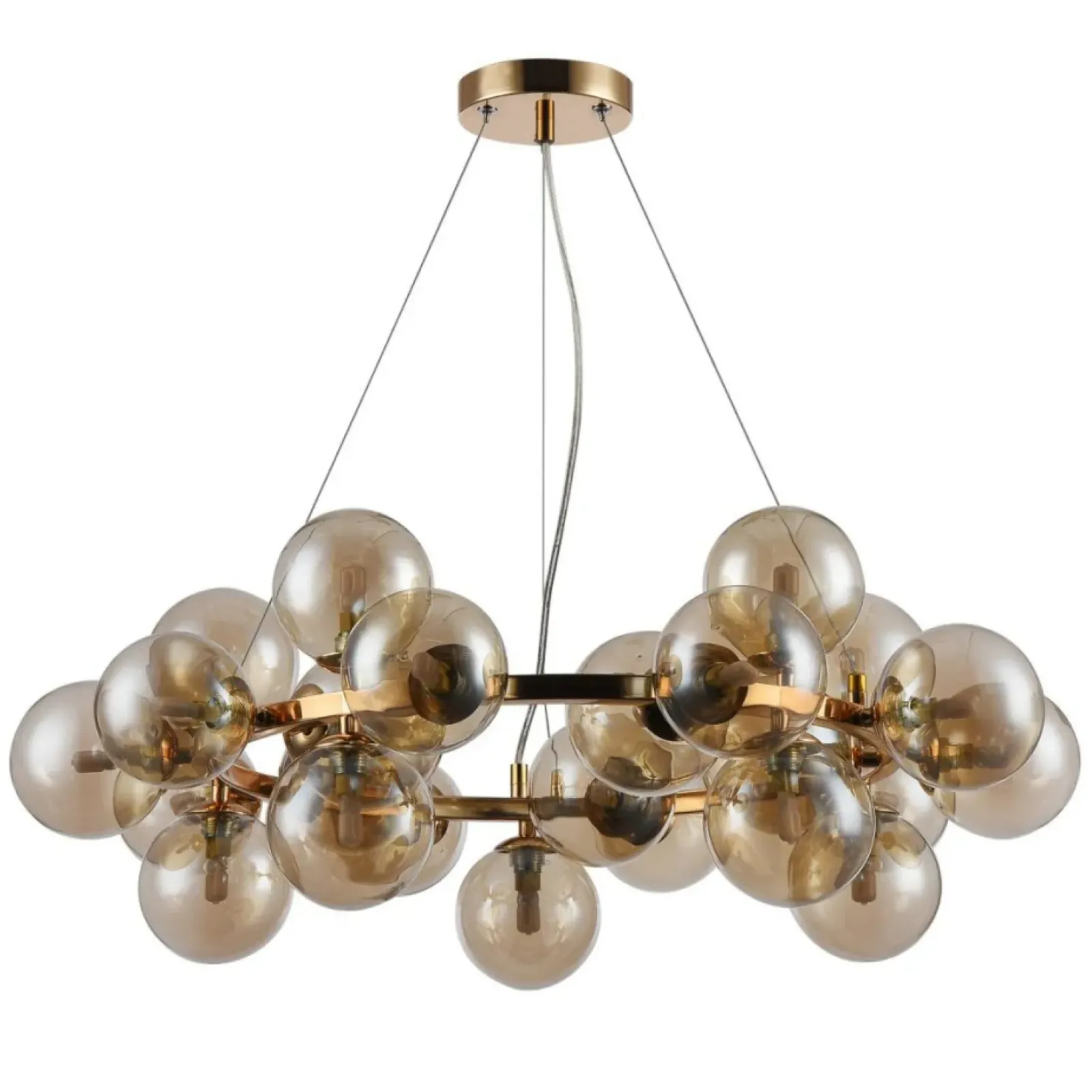 Sklep Kaja Lampa wisząca modern glamour PND-5252-25-GD-CGN CABELLA | Kaja Best Sale