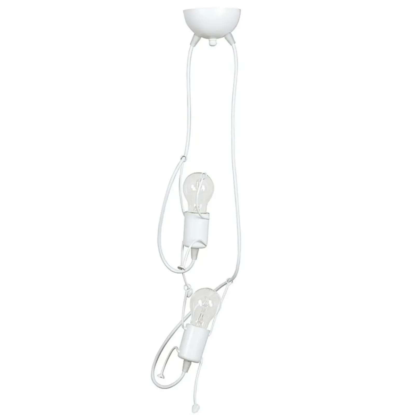 Sklep Kaja Lampa wisząca na żarówki z dużym gwintem 538/2 | Kaja Oświetlenie biały Shop