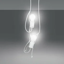 Sklep Kaja Lampa wisząca na żarówki z dużym gwintem 538/2 | Kaja Oświetlenie biały Shop