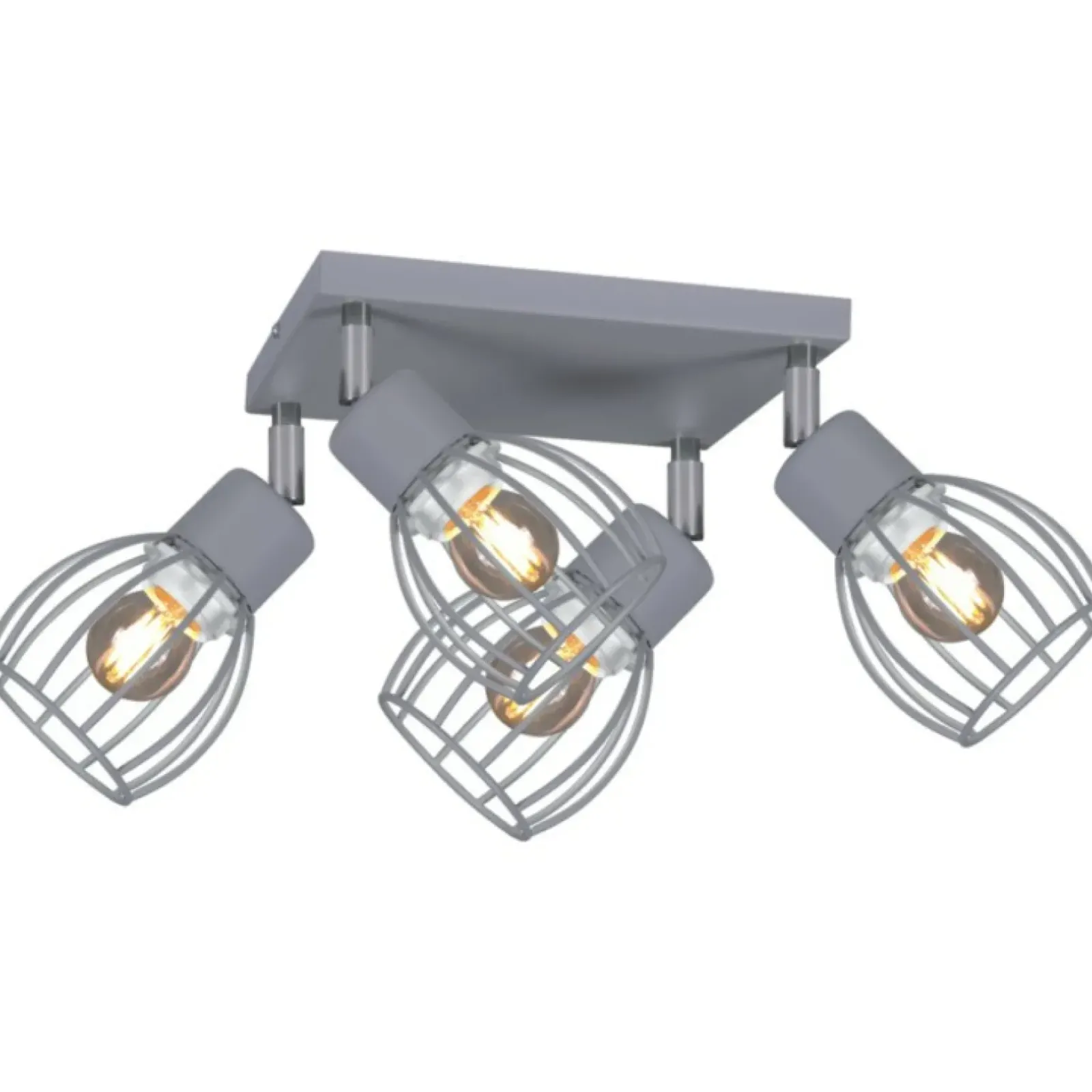 Sklep Kaja Lampa wisząca na cztery źródła światła K-4587 z serii MIKA GRAY szary Fashion