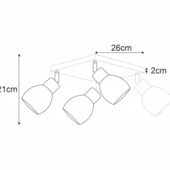 Sklep Kaja Lampa wisząca na cztery źródła światła K-4587 z serii MIKA GRAY szary Fashion