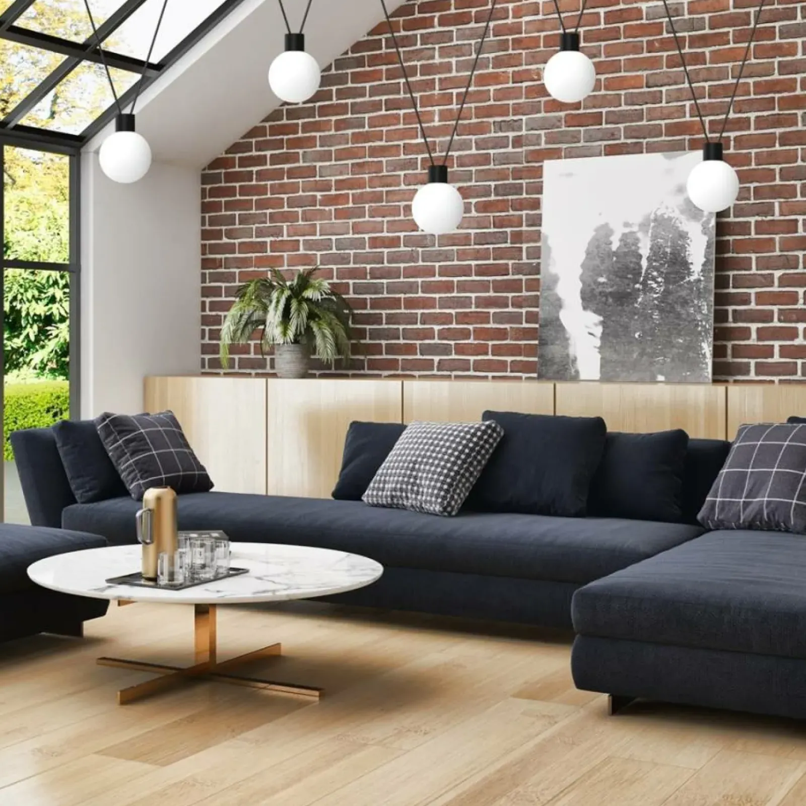 Sklep Kaja Lampa wisząca na dwóch przewodach, z kloszem MLP8817 z serii CAP Best Sale