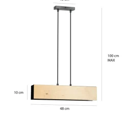 Sklep Kaja Lampa wisząca na dwie żarówki z dużym gwintem 610/2 | Kaja Oświetlenie Flash Sale
