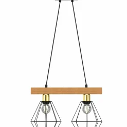 Sklep Kaja Lampa wisząca na dwie żarówki, złote oprawki LX 4105 z serii VASTRA Flash Sale