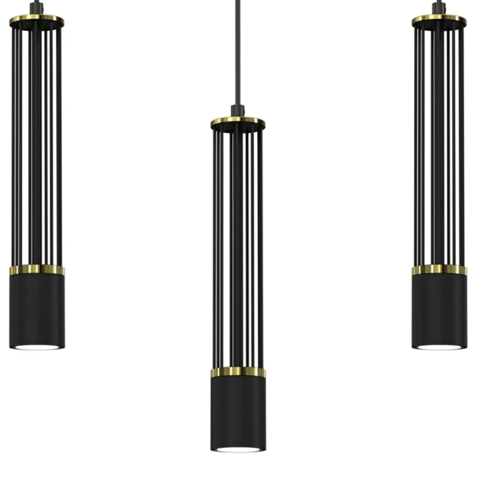 Sklep Kaja Lampa wisząca na listwie, trzy długie tuby MLP8410 z serii ESTILO | Kaja Oświetl Outlet
