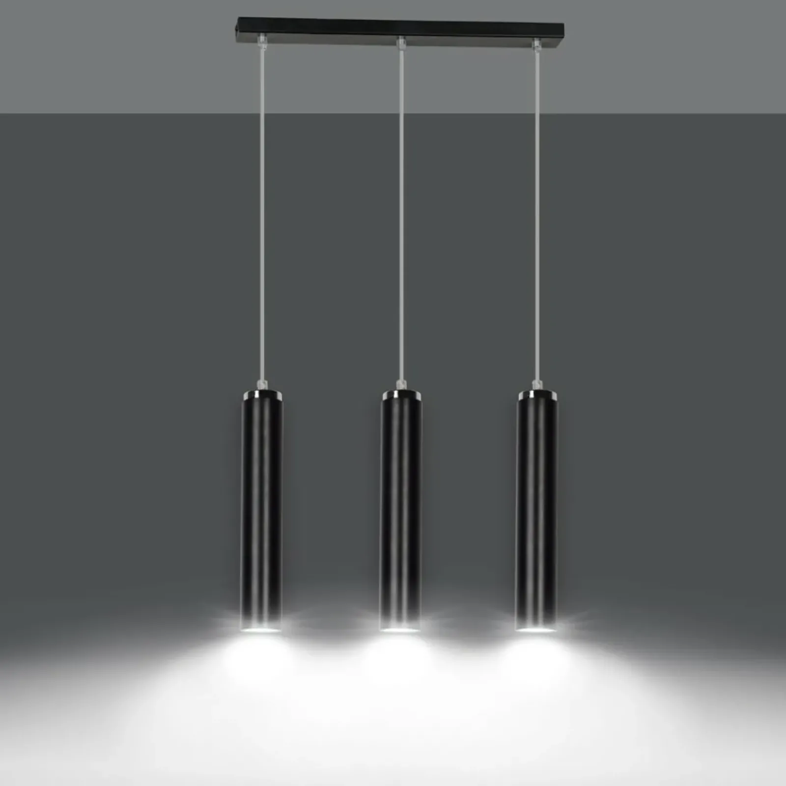 Sklep Kaja Lampa wisząca na listwie w kształcie tuby 956/3 | Kaja Oświetlenie Cheap