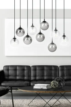 Sklep Kaja Lampa wisząca na listwie z 9 kloszami 714/9M2 | Kaja Oświetlenie Store