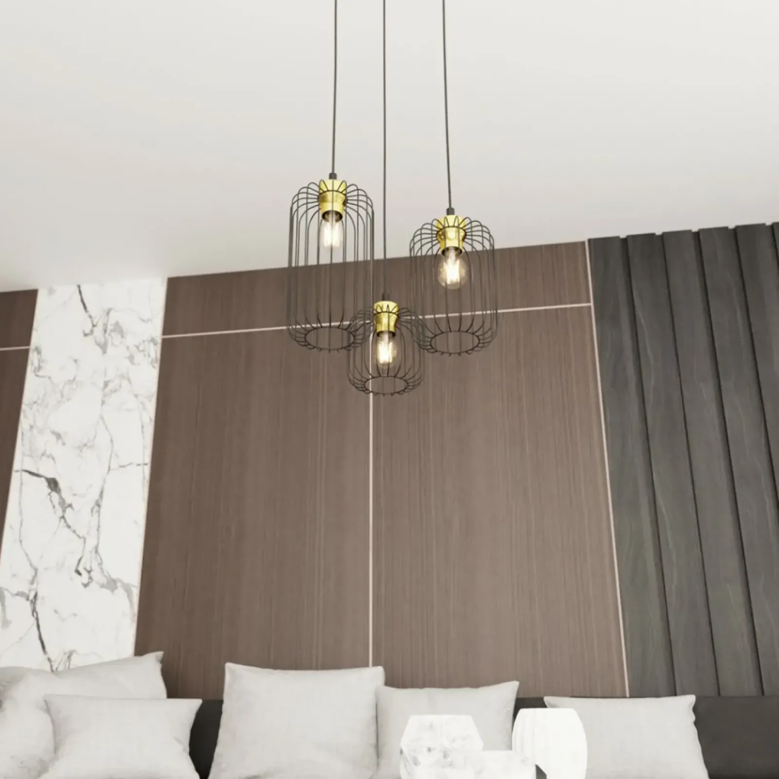 Sklep Kaja Lampa wisząca na okrągłej podstawie 1364/3PREM z serii VANDER Outlet