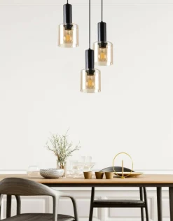 Sklep Kaja Lampa wisząca na okrągłej podstawie 33-21328 ISAR | Kaja Oświetlenie Outlet